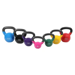1441 Fitness Vinyl Coated Kettlebell - 4 Kg to 16 Kg - 7 Pcs Set
