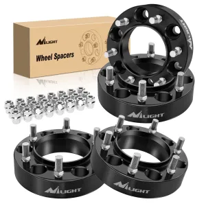 1.5inch (38mm) Wheel Spacers 4Pcs For 1995-2023 Toyota Tacoma 1989-2023 4Runner FJ Cruiser Tundra Fortuner Sequoia Land Cruiser | 6x139.7 | 106 Hub Bore | 12x1.5 Studs