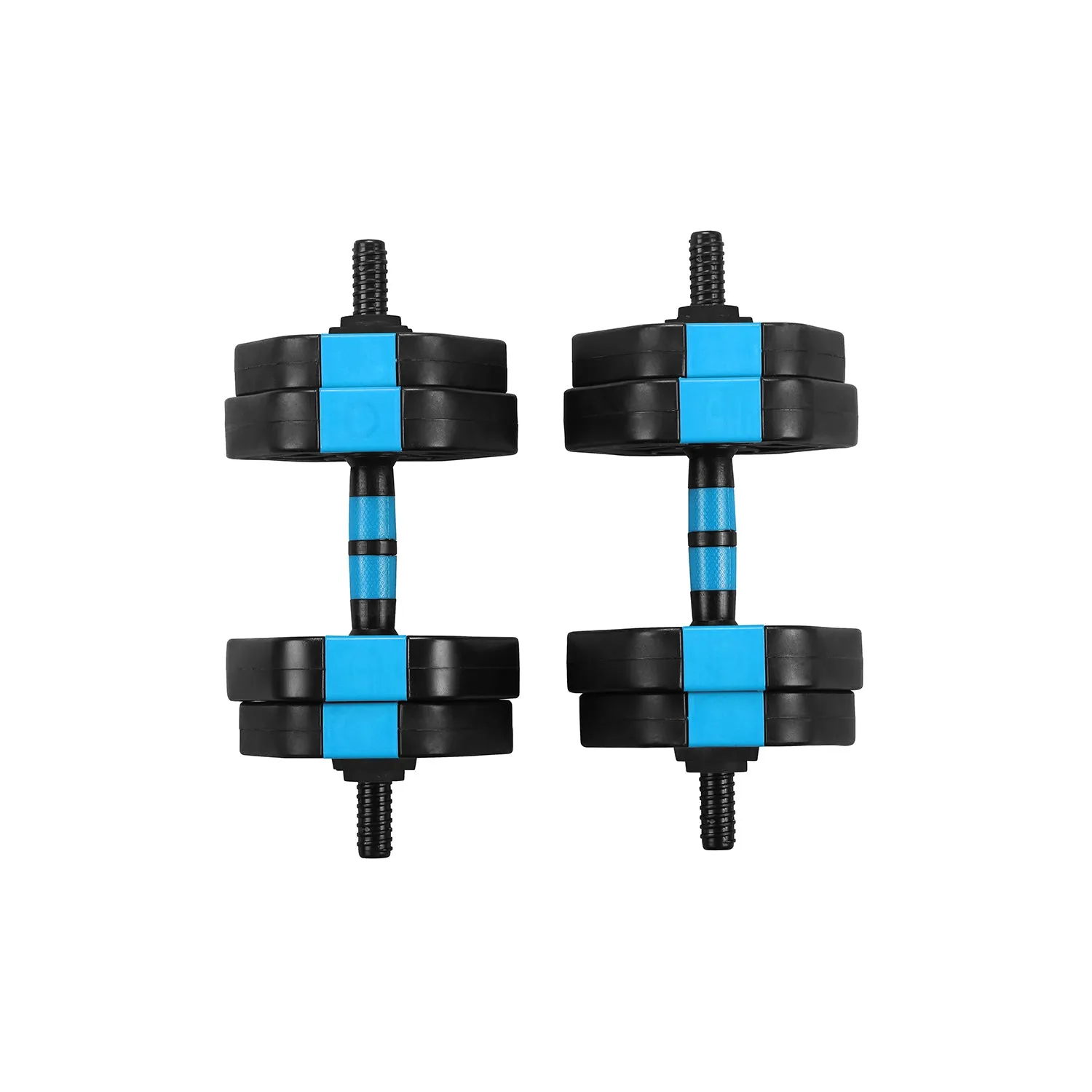 2-in-1 Adjustable Gym Workout Dumbbell Set with Connecting Rod