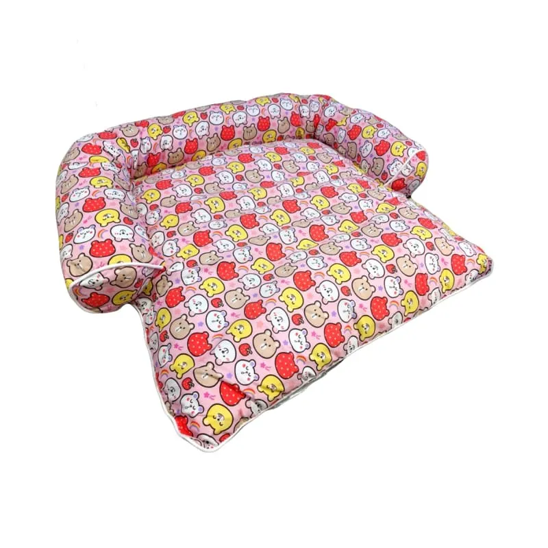 ACE PET Rainbow Bears Non-Fur Empress Dog Bed