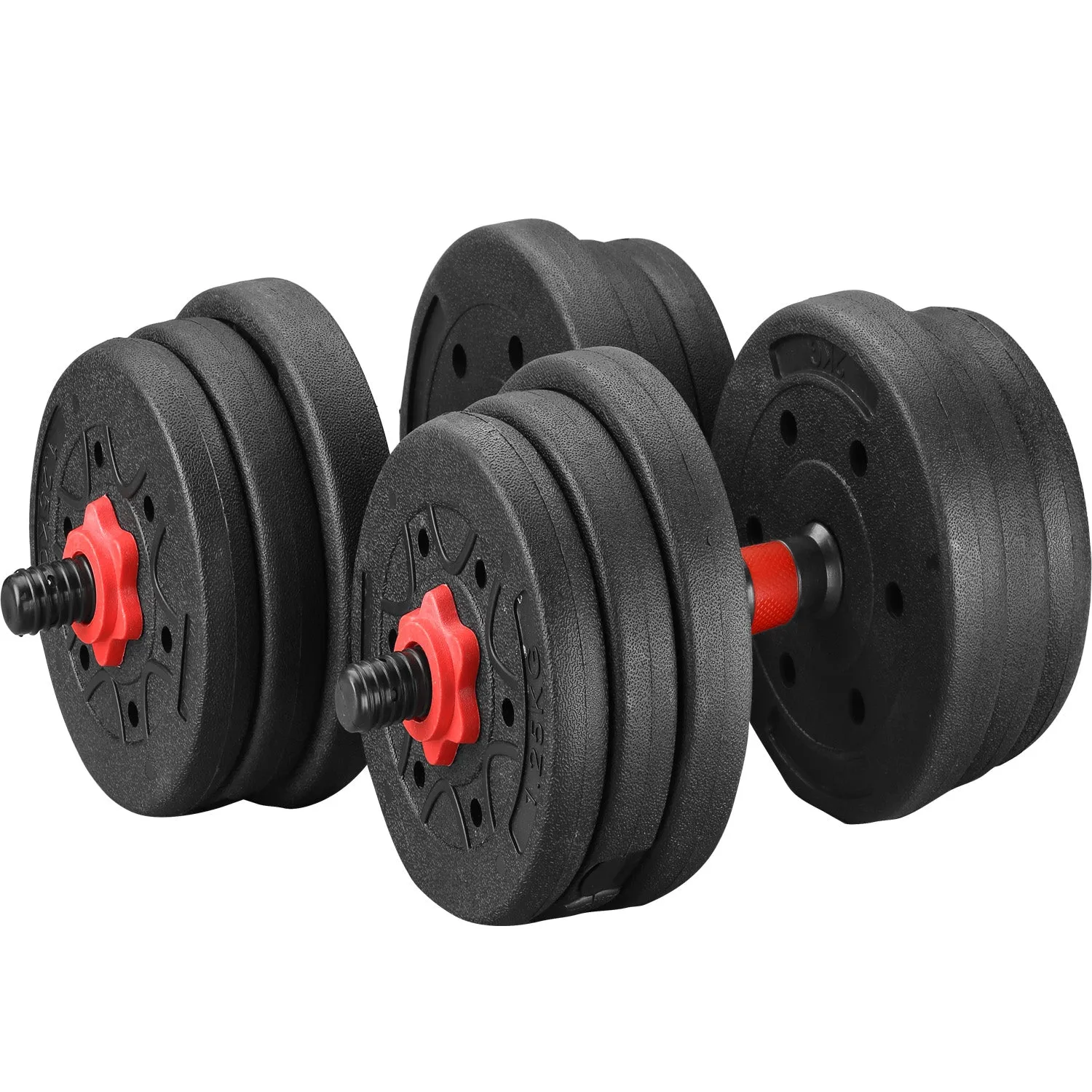 Adjustable Dumbbells Weight Set Training Equipment Barbell