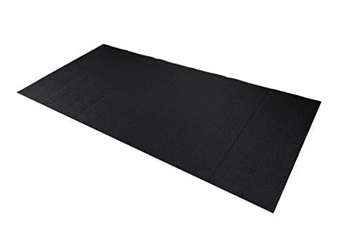 BalanceFrom GoFit High Density Treadmill Exercise Bike Equipment Mat, 3 x 6.5-ft, Foldable