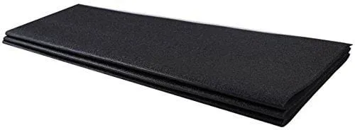 BalanceFrom GoFit High Density Treadmill Exercise Bike Equipment Mat, 3 x 6.5-ft, Foldable