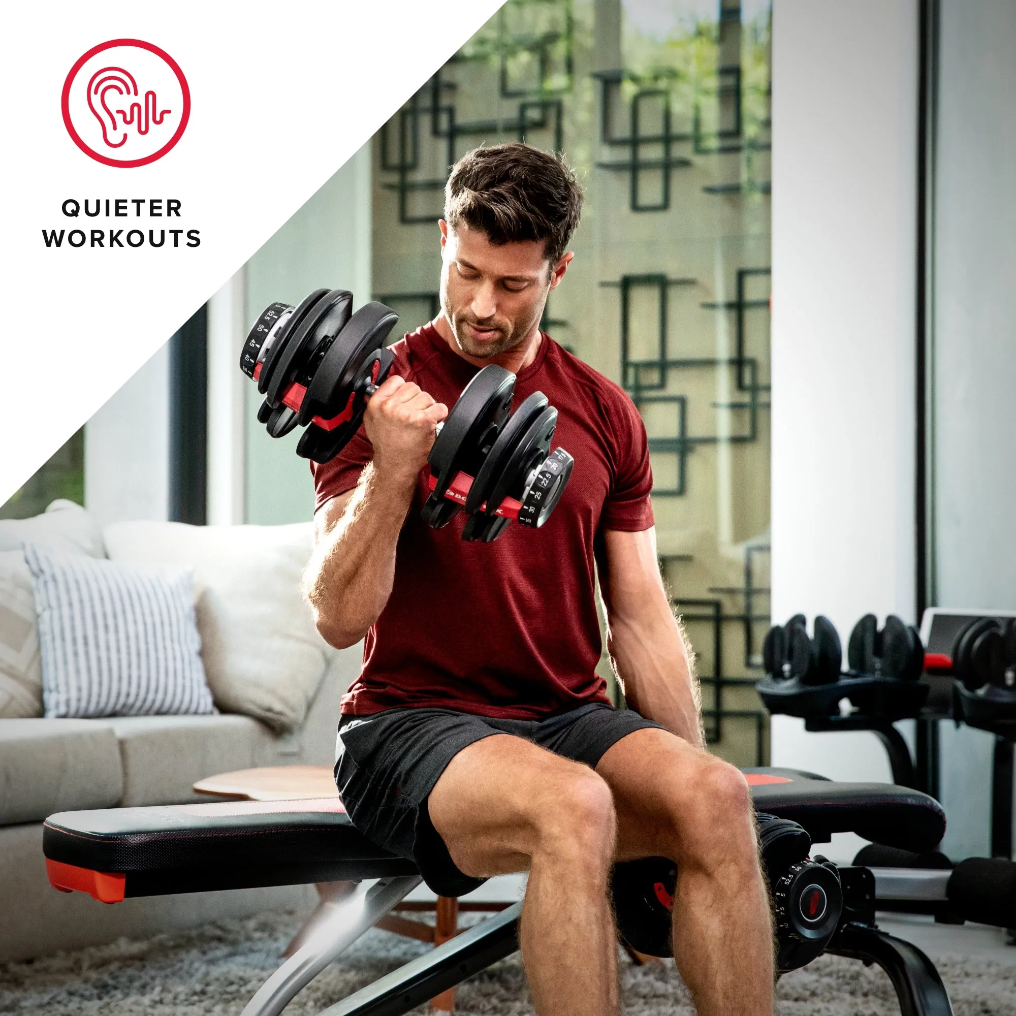 Bowflex SelectTech 552 Dumbbell Adjustable Single