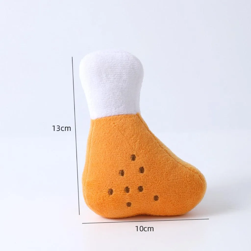 Chicken Leg/Bone Squeaky Toy