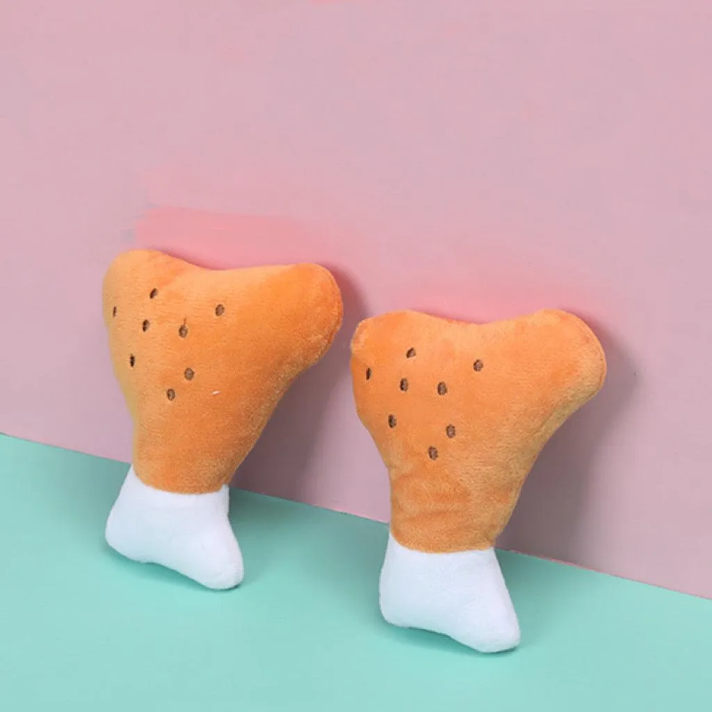Chicken Leg/Bone Squeaky Toy