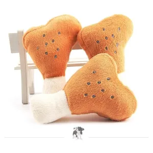 Chicken Leg/Bone Squeaky Toy