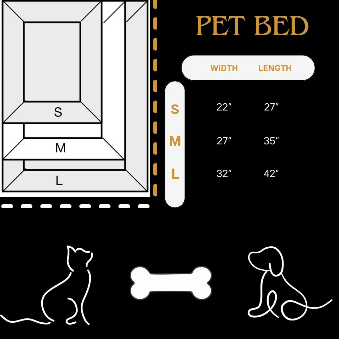 Cloudy Day Pet Bed COVER ONLY