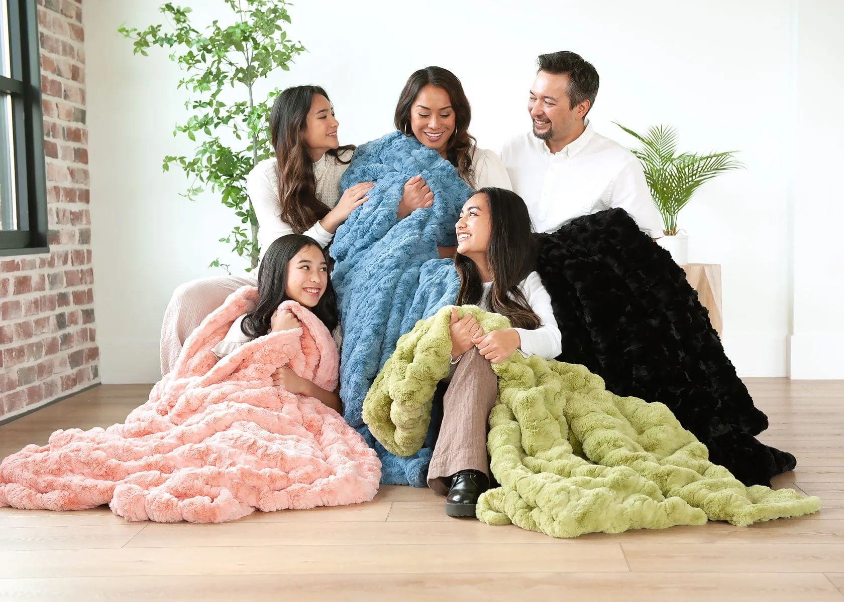 Cozy Blanket JulesRoche Luxuriously Soft Pink Blanket Ultra Sorbet