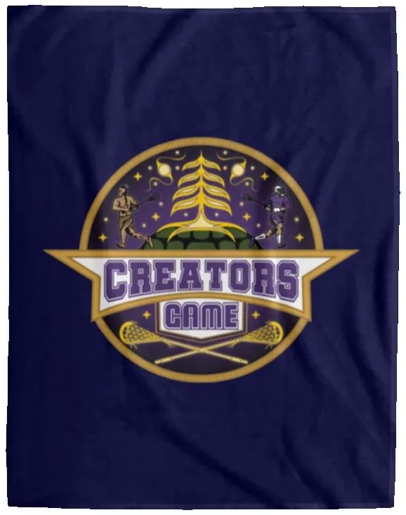 Creators Game Dark Cozy Plush Fleece Blanket (Queen)