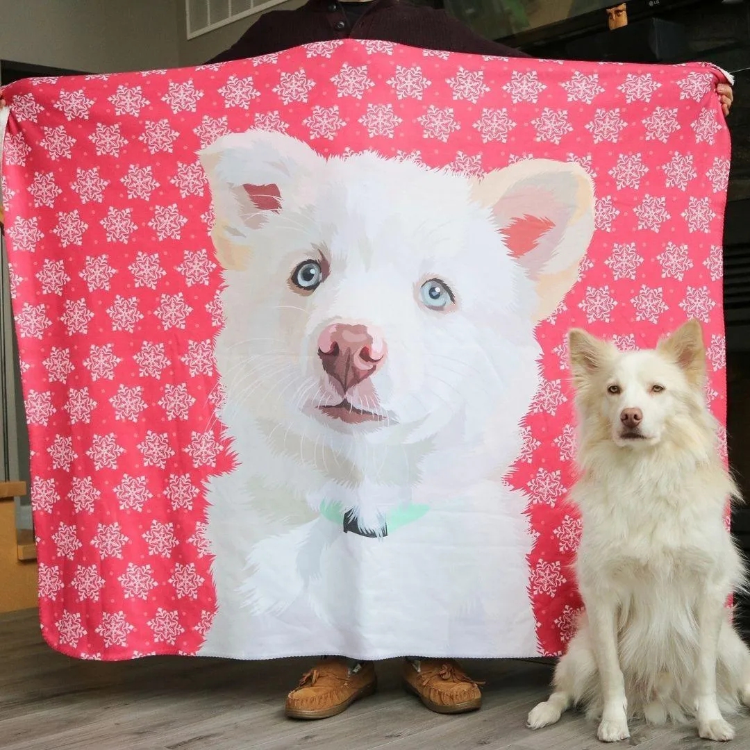Custom Pet Sherpa Blanket