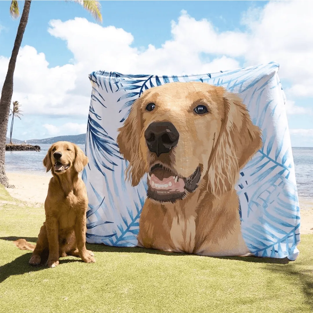 Custom Pet Sherpa Blanket