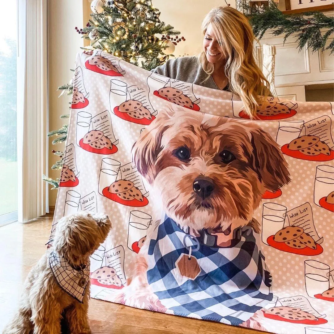 Custom Pet Sherpa Blanket