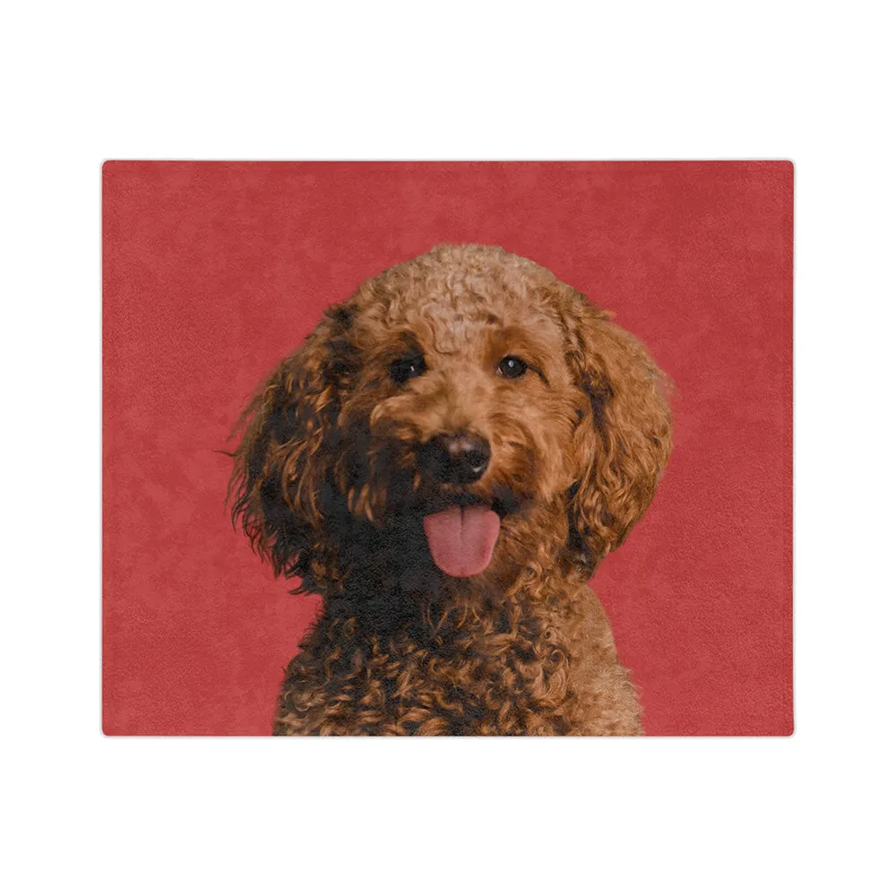 Customized Pet Art Blanket Hand Illustration 1 Pet