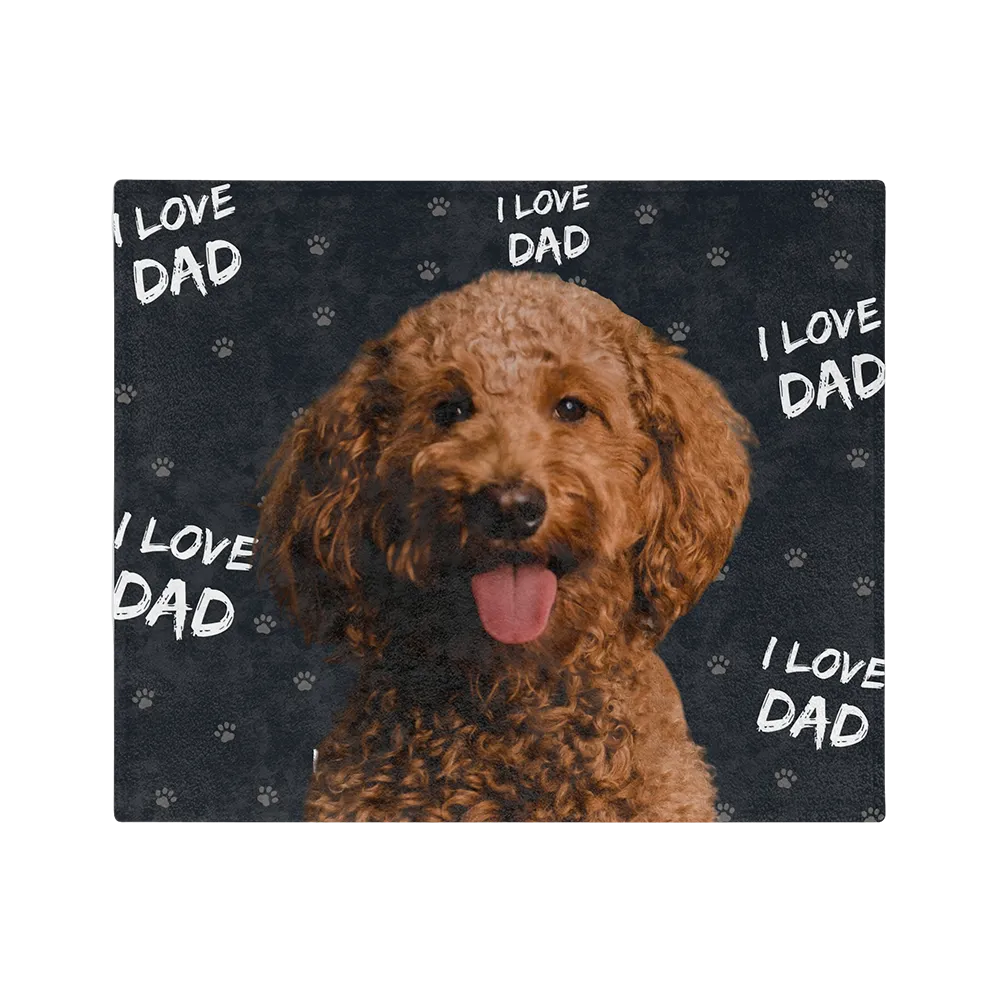Customized Pet Art Blanket Hand Illustration 1 Pet