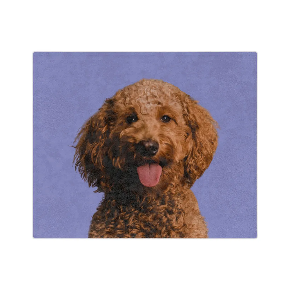 Customized Pet Art Blanket Hand Illustration 1 Pet