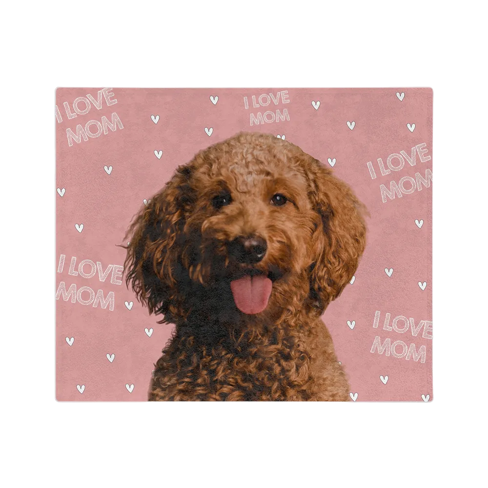 Customized Pet Art Blanket Hand Illustration 1 Pet
