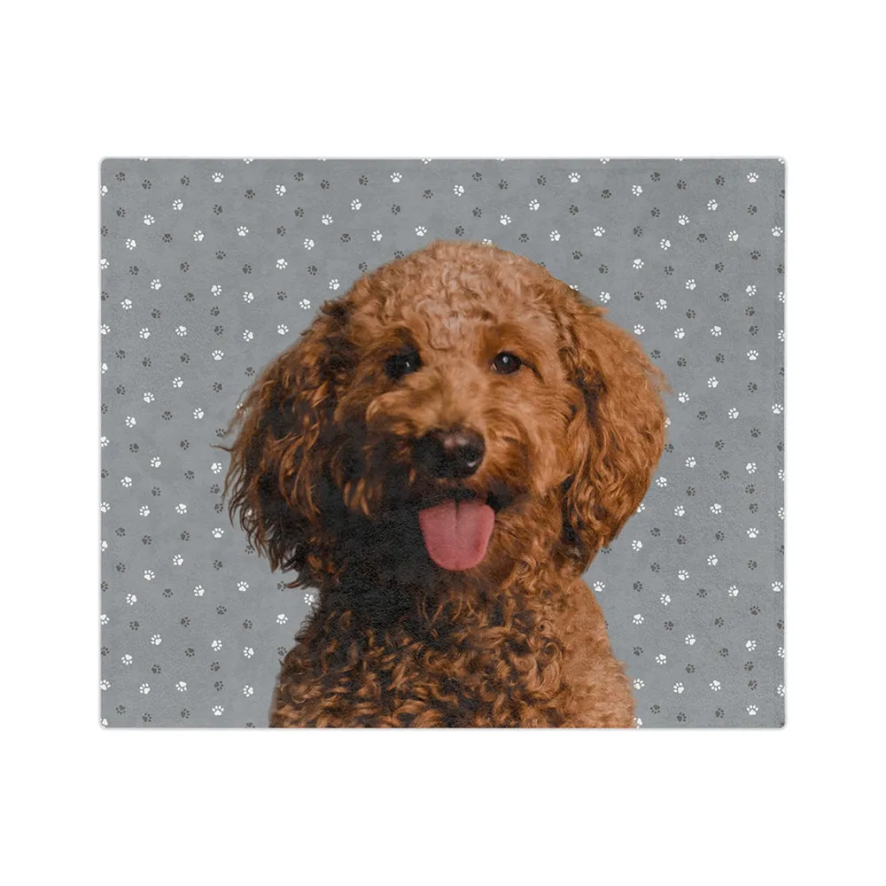 Customized Pet Art Blanket Hand Illustration 1 Pet