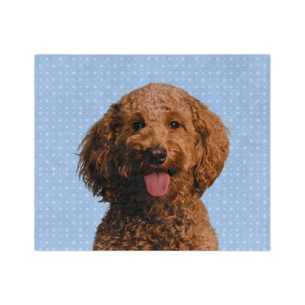 Customized Pet Art Blanket Hand Illustration 1 Pet