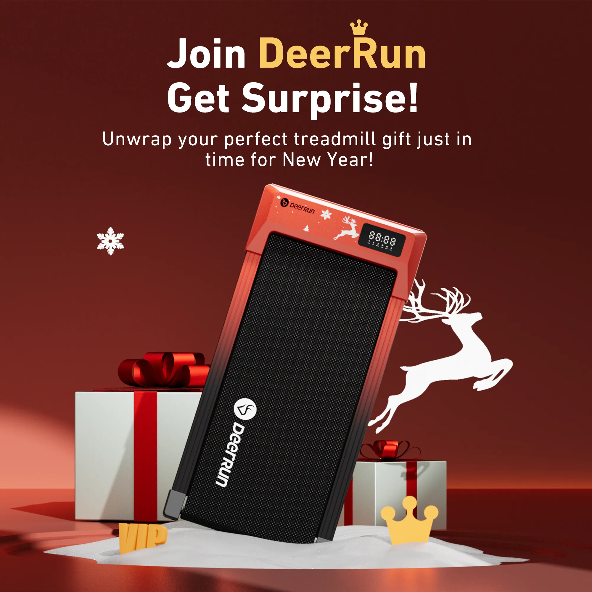 DeerRun Q1 Urban Under-Desk Treadmill with Remote Control