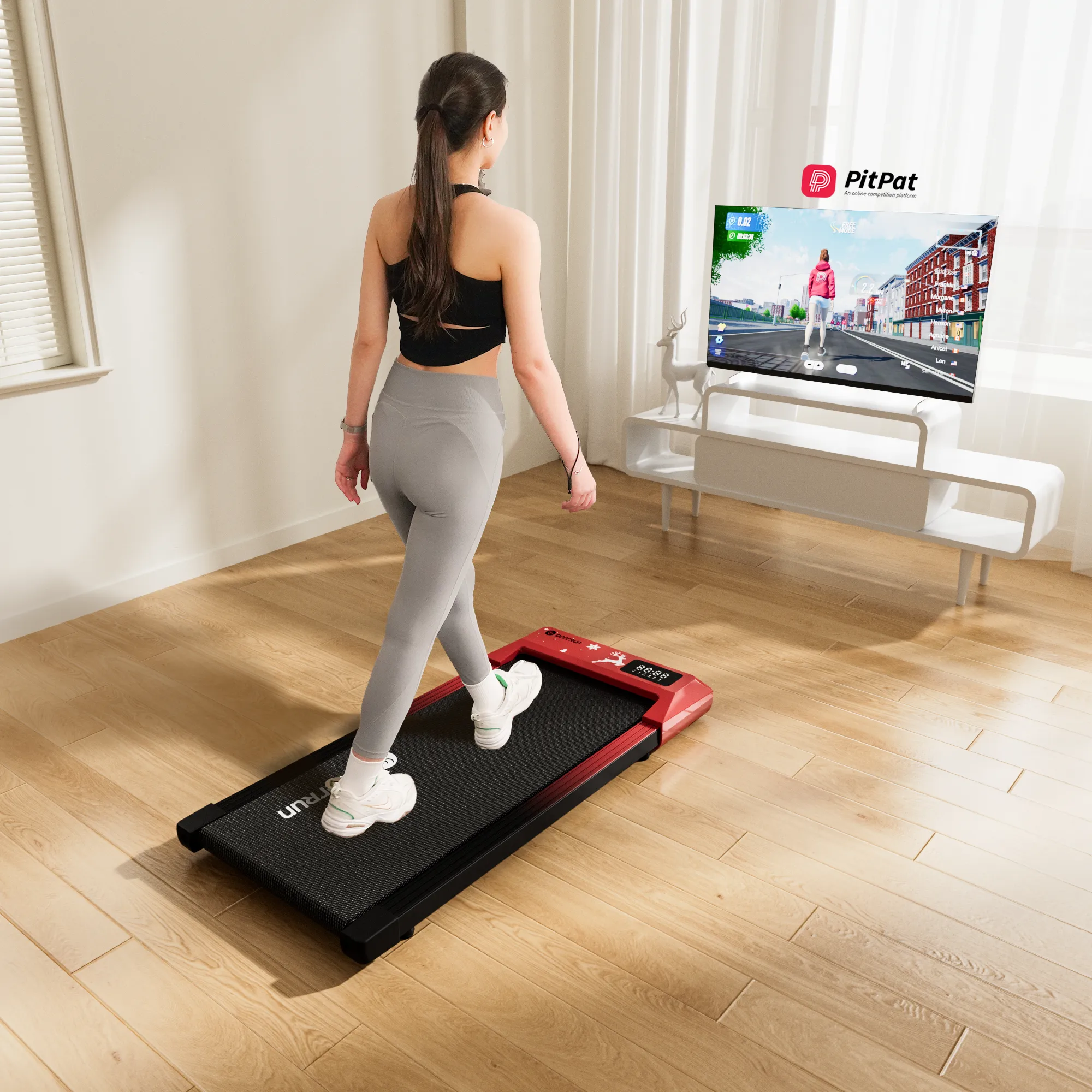 DeerRun Q1 Urban Under-Desk Treadmill with Remote Control