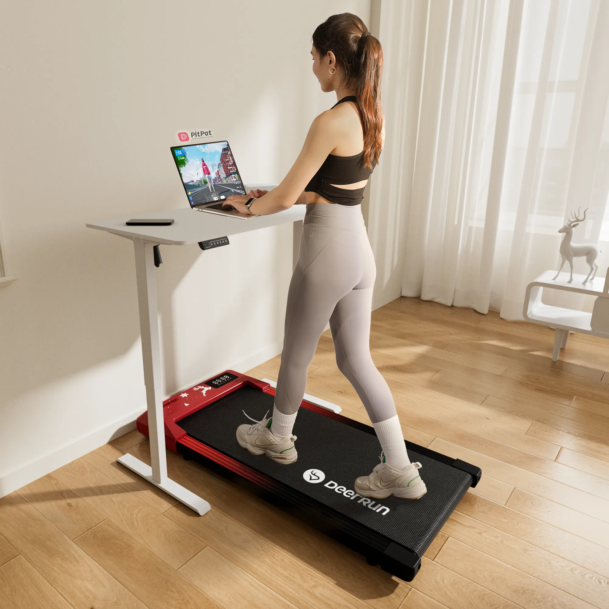 DeerRun Q1 Urban Under-Desk Treadmill with Remote Control