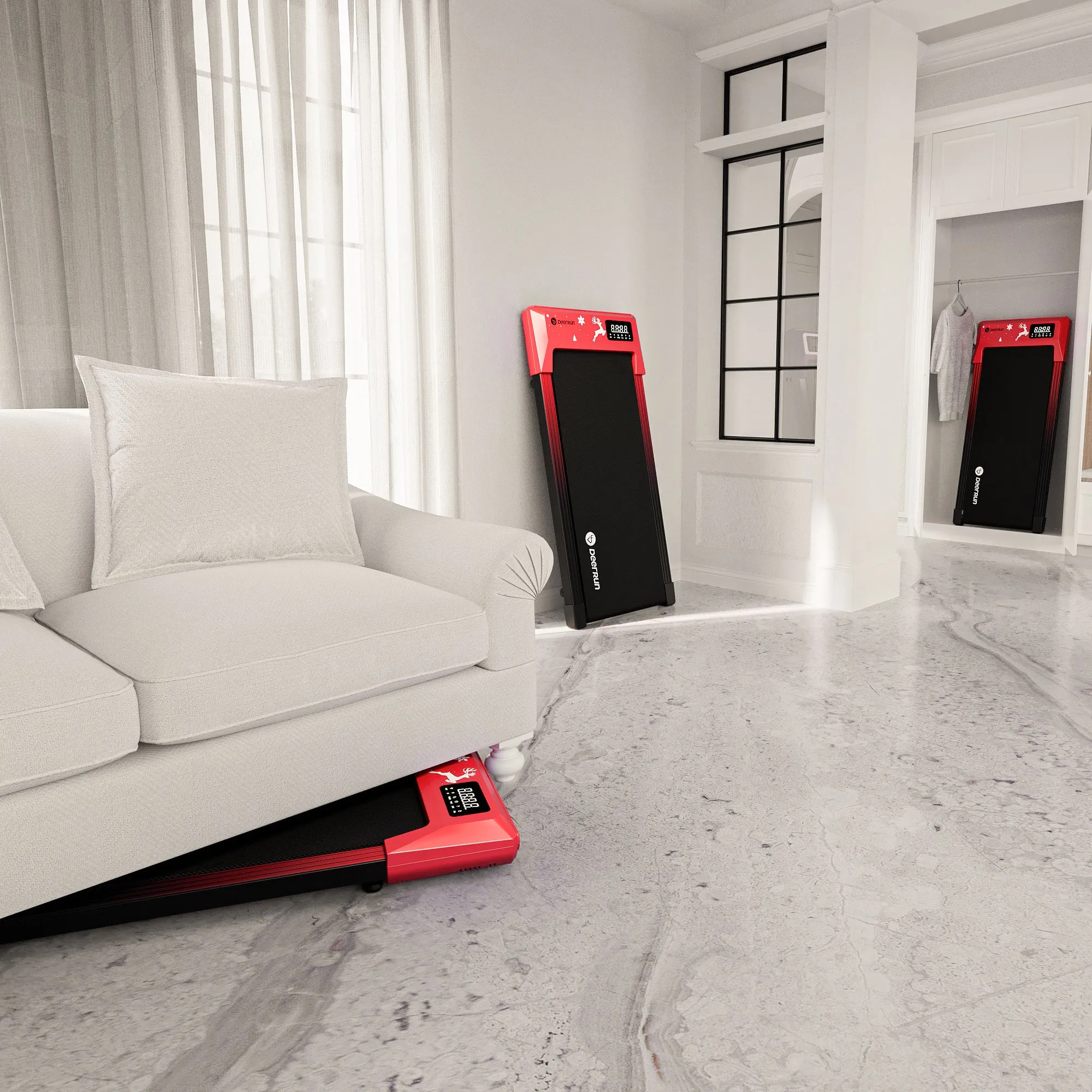 DeerRun Q1 Urban Under-Desk Treadmill with Remote Control