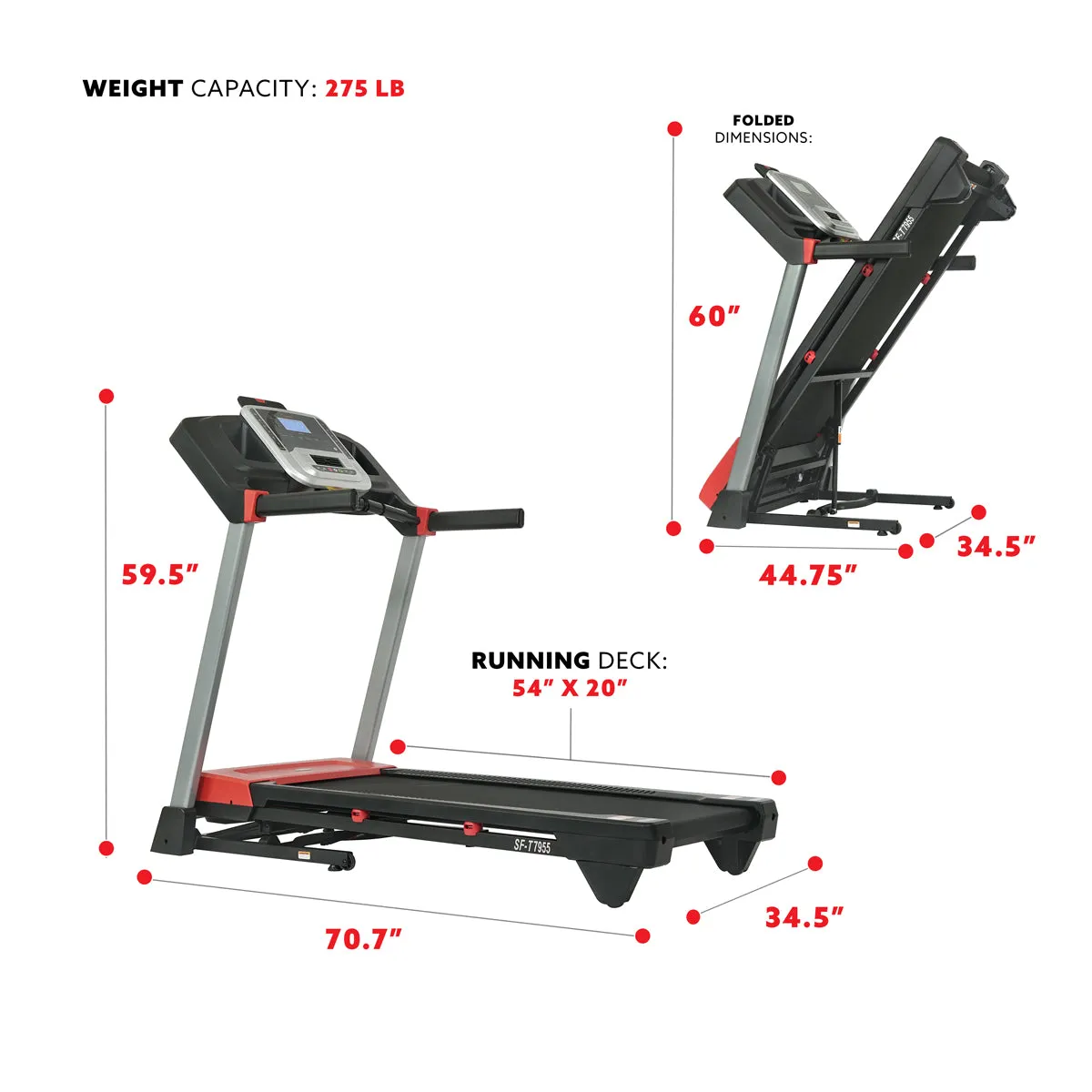 Evo-Fit Incline Treadmill with Bluetooth and Dual Device Holders