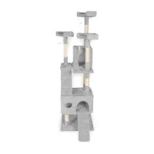 Floofi Plush Condo Cat Tree "170cm" [Grey]