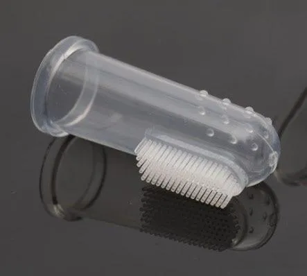 Handy Transparent Finger Cat Toothbrush