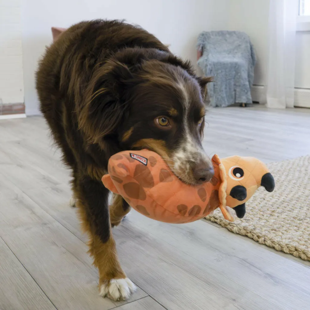 KONG Dynos Roars Squeaky Plush Toy For Dogs (medium/large)