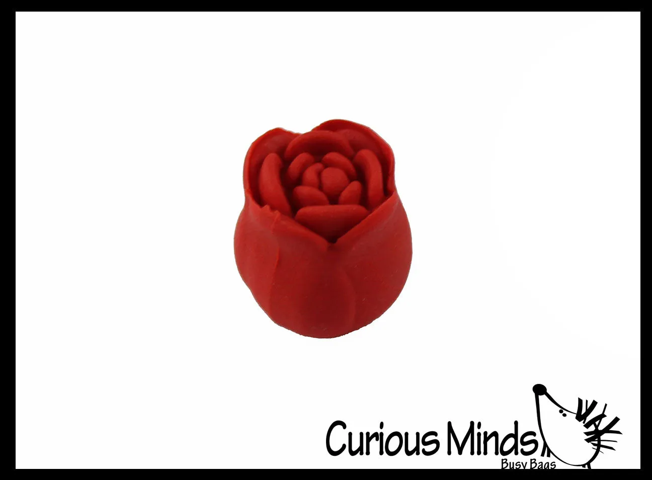 LAST CHANCE - LIMITED STOCK  - Rose Eraser Unique Valentines Gift Exchange for Kids - Pencil Topper