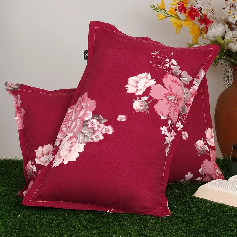 Meso Floral Pillow Cover - Set Of Two