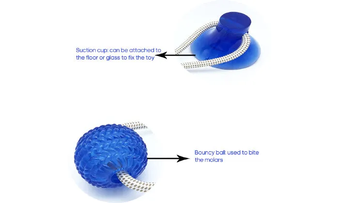 Multifunction Pet Molar Bite Toy - Safe Elasticity for Dogs