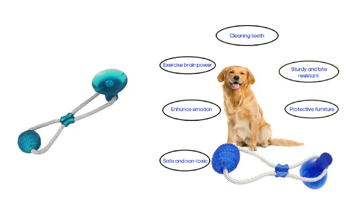 Multifunction Pet Molar Bite Toy - Safe Elasticity for Dogs