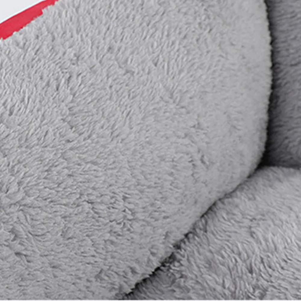 PAWS ASIA Factory Direct Sale Pet Fashion Outdoor Square Bed For Large Dogs Cat With Claw Print