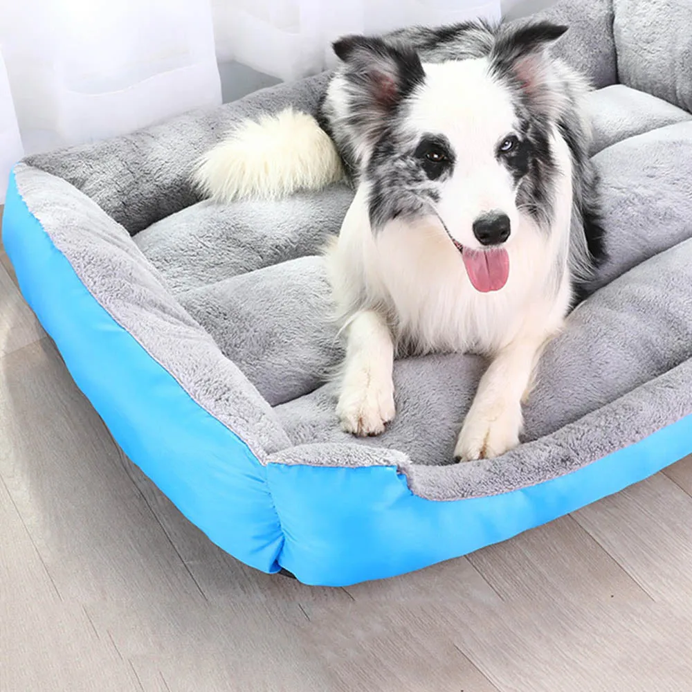 PAWS ASIA Factory Direct Sale Pet Fashion Outdoor Square Bed For Large Dogs Cat With Claw Print