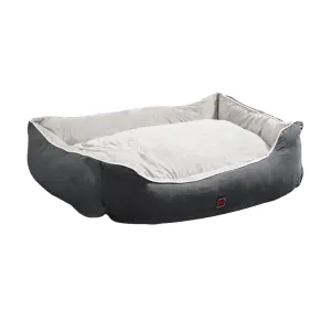 Pet Bed Mattress Dog Cat Pad Mat Puppy Cushion Soft Warm Washable L Grey