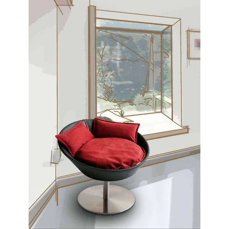 Pet Interiors Cosmo Leather Deluxe Cat Bed