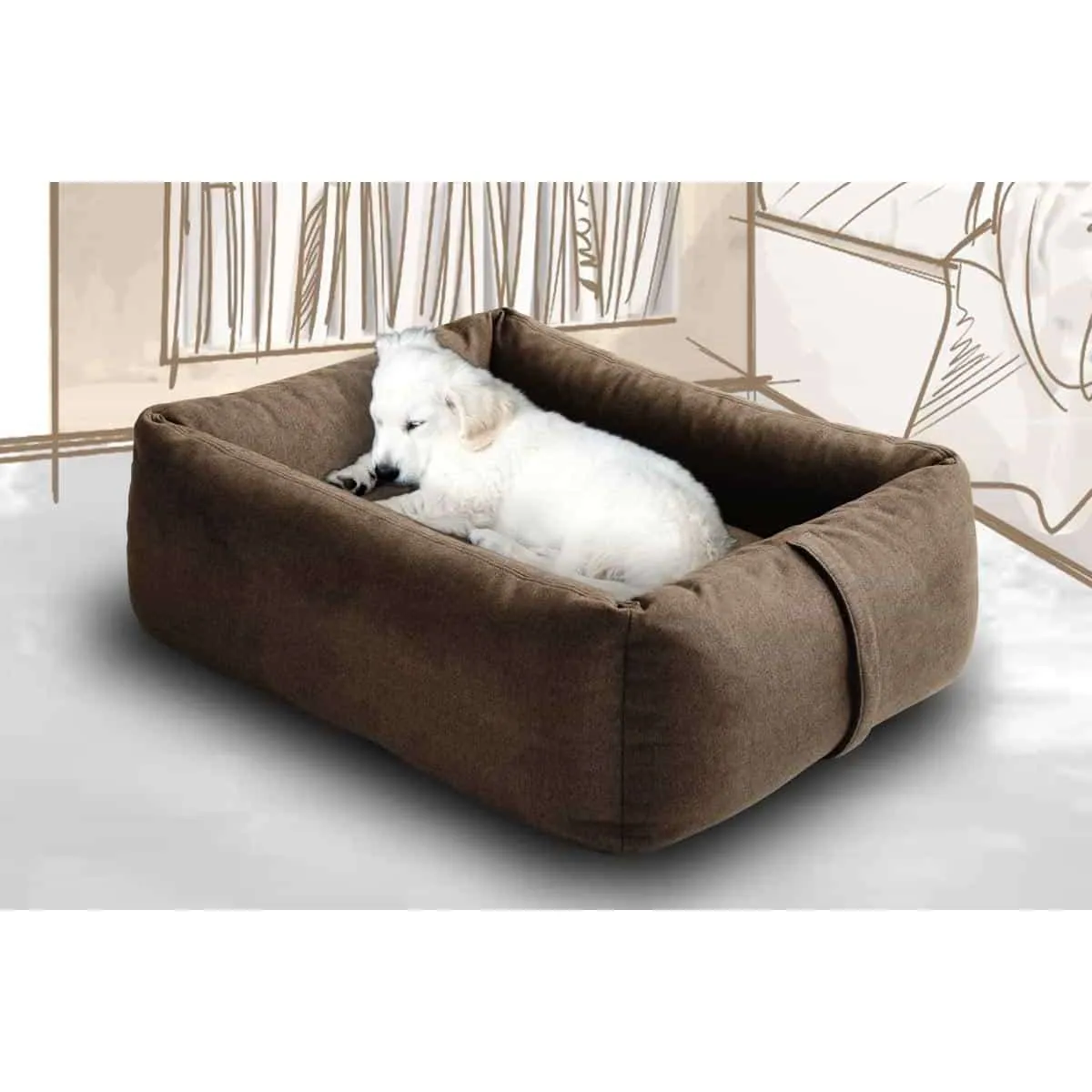 Pet Interiors Fabric Dog Bed BOOX