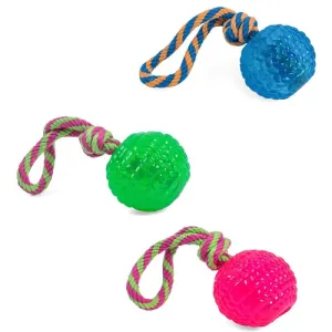 Petface Toyz Rope Ball Dog Toy