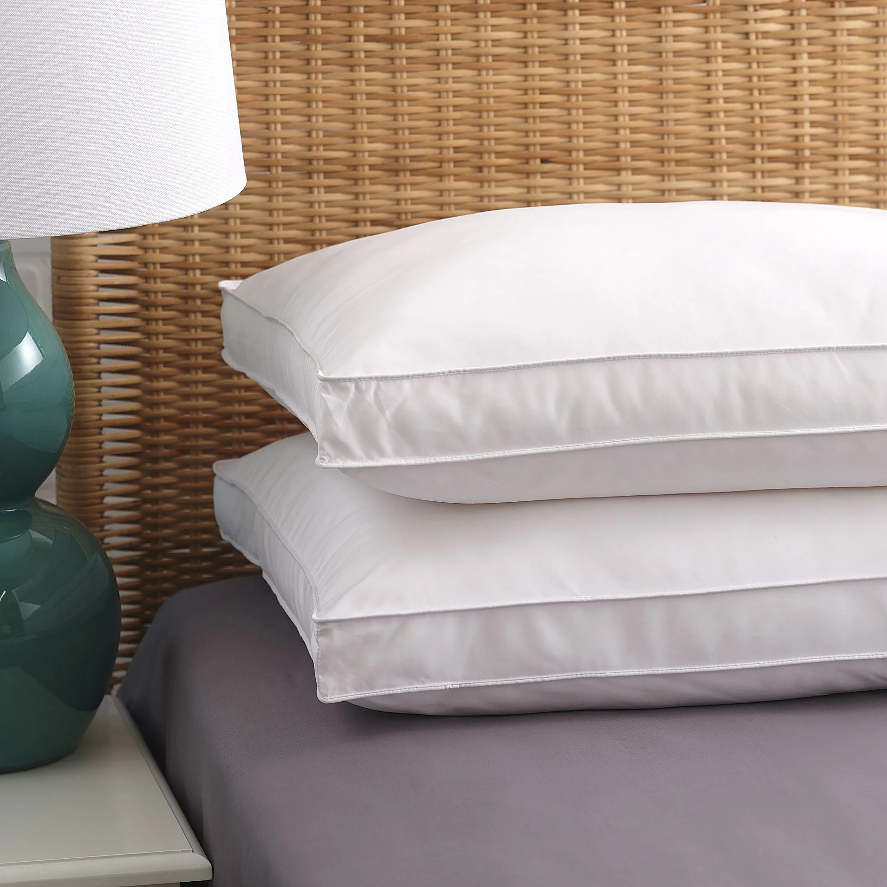 PureAssure Allergen Barrier Down Alternative 2" Gusset Pillow