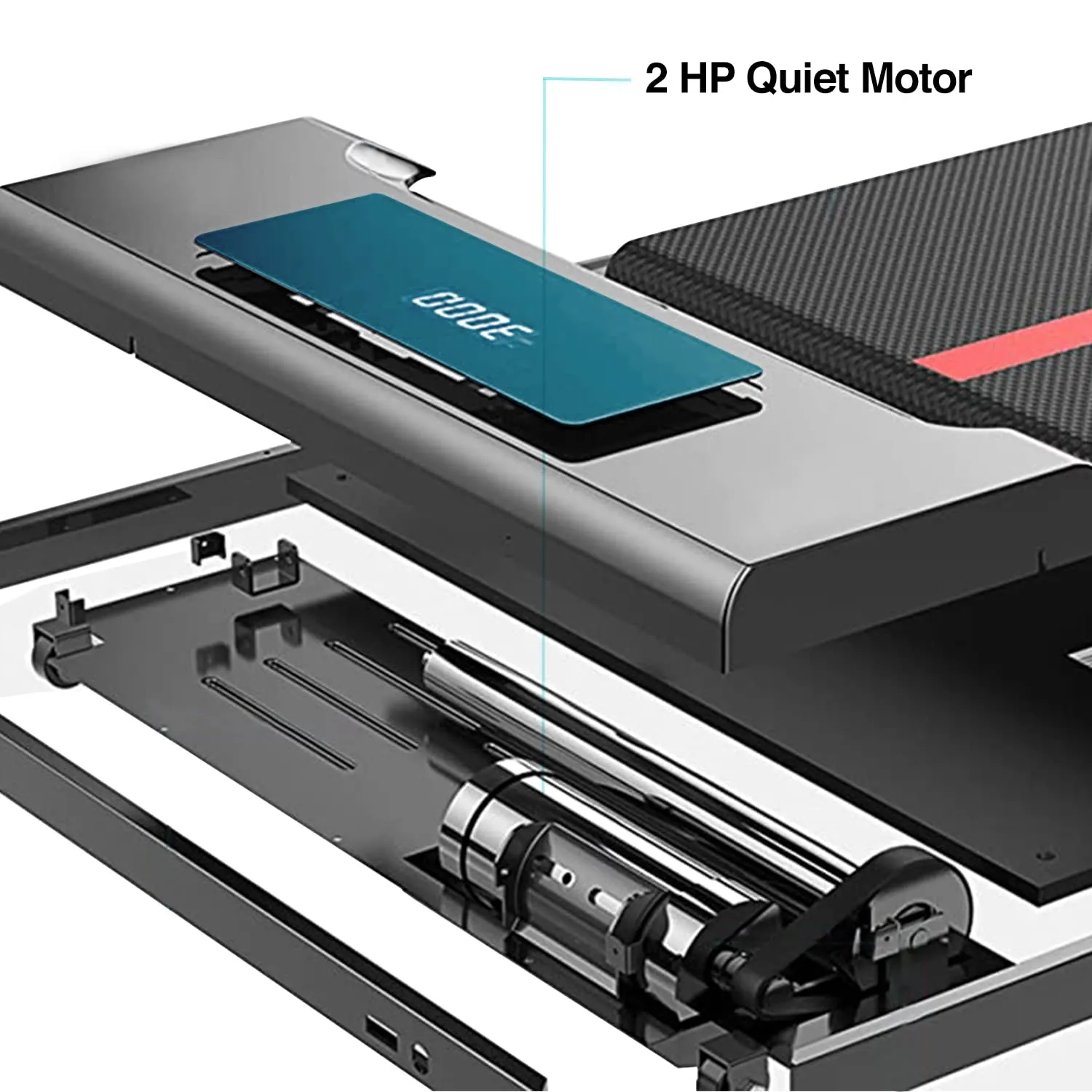 "Walking Pad | Maxpro WALK (PTM X1) Walking Pad Treadmill | Ultra Slim Smart Fold Running machine for home gym Under Desk | Remote controlled | User Weight 90kg | Speed 1 to 8 | Treadmill for home"