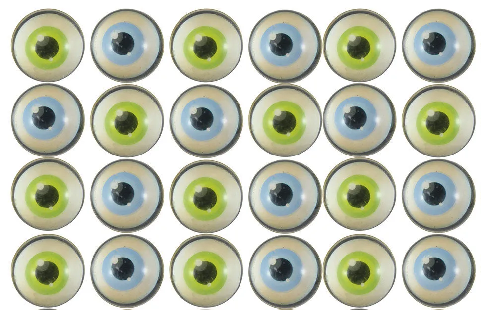 Realistic Human Eye Super Bouncy Balls - Eyeball Novelty Party Favor Toy Ophthalmologist, Optometry Anatomy