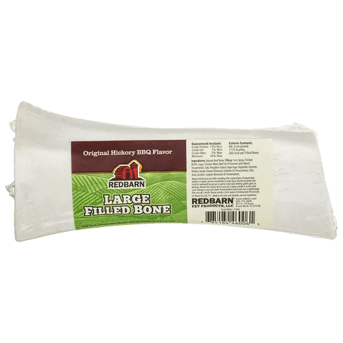 Redbarn Filled Bone Hickory BBQ Flavor