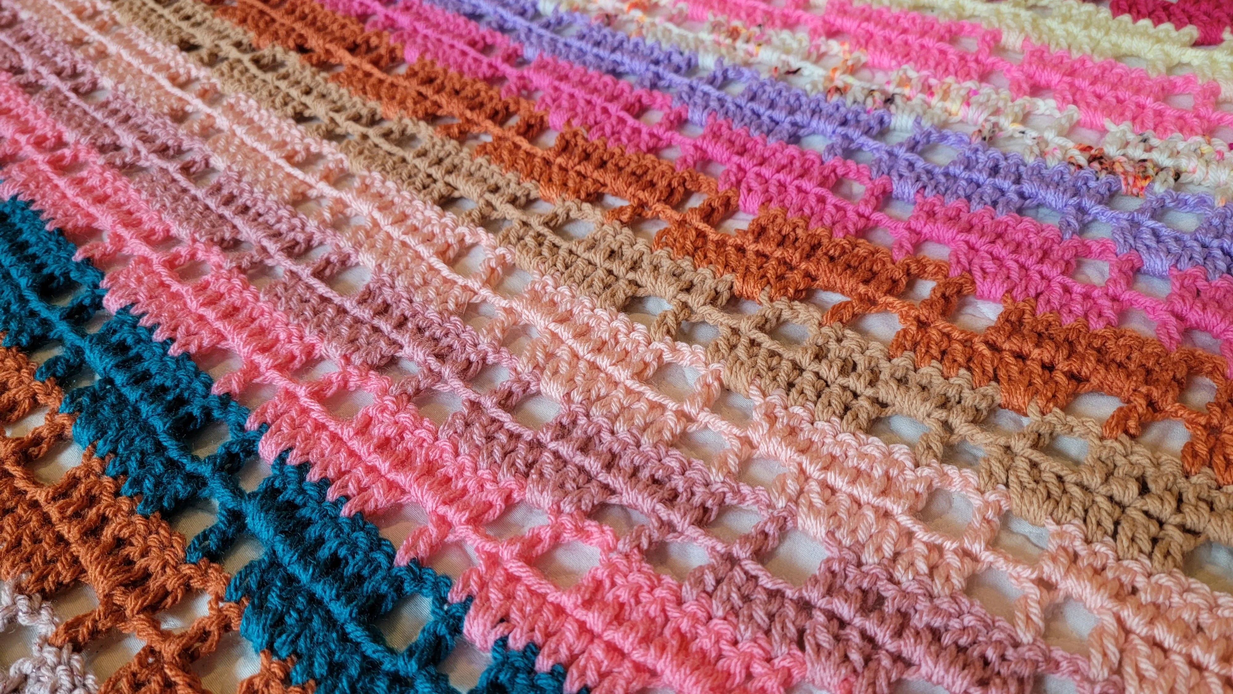 Shimmer Spirit Afghan - Handmade Afghans, Crocheted Afghans, Crocheted Blankets, Crochet Afghans, Crochet Blankets, Throws, Pretty, Cute