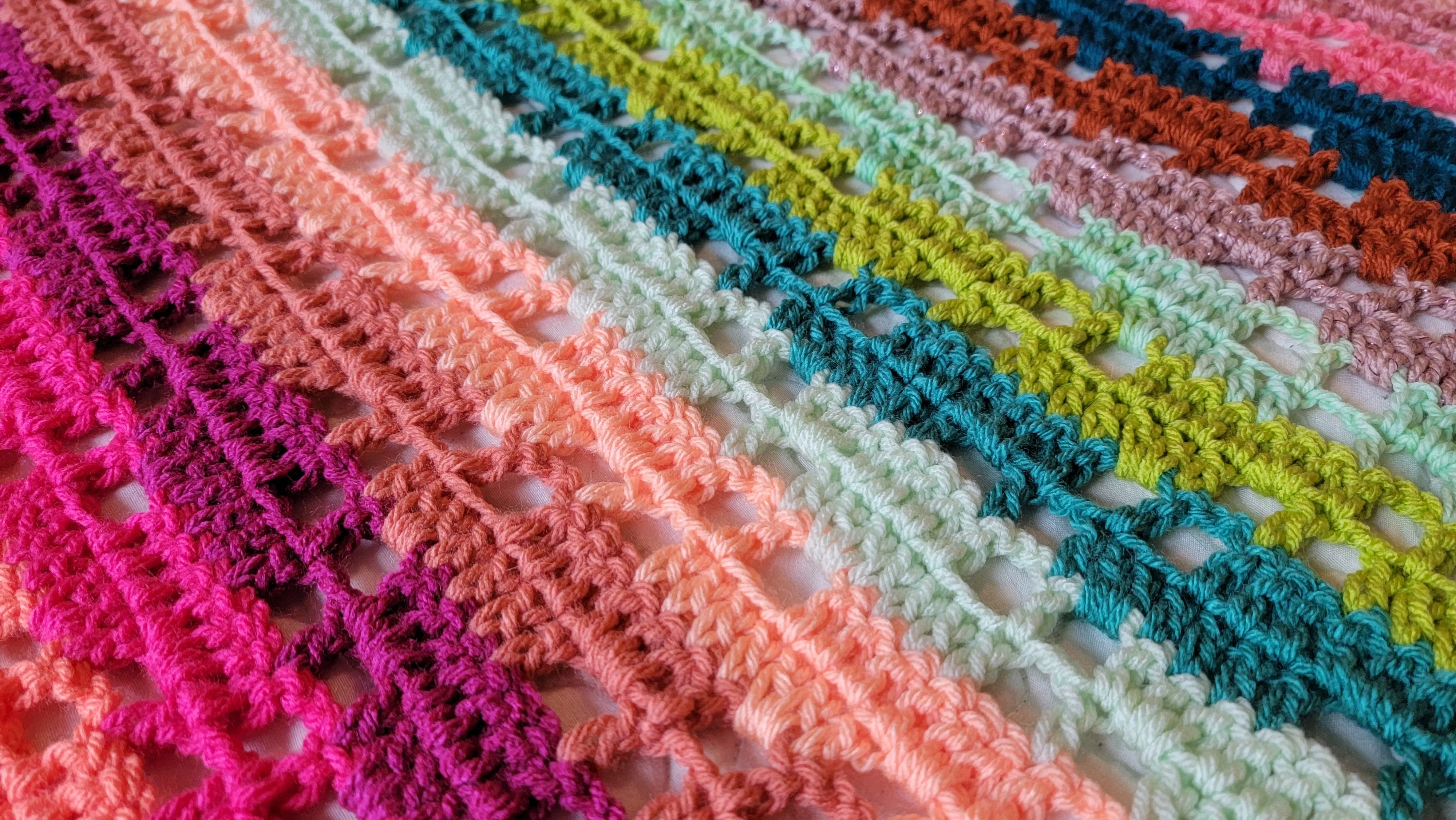 Shimmer Spirit Afghan - Handmade Afghans, Crocheted Afghans, Crocheted Blankets, Crochet Afghans, Crochet Blankets, Throws, Pretty, Cute