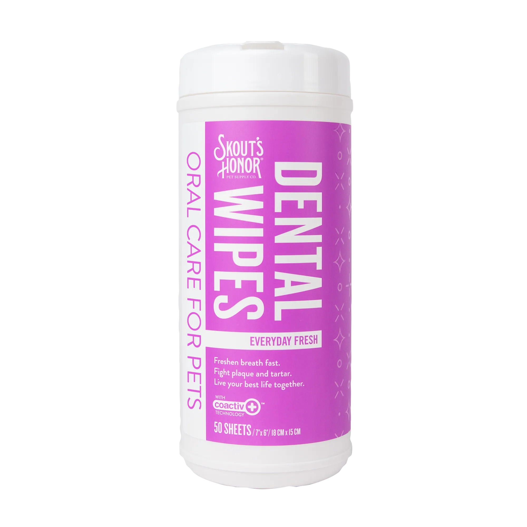 Skout's Honor Dental Wipes 50ct