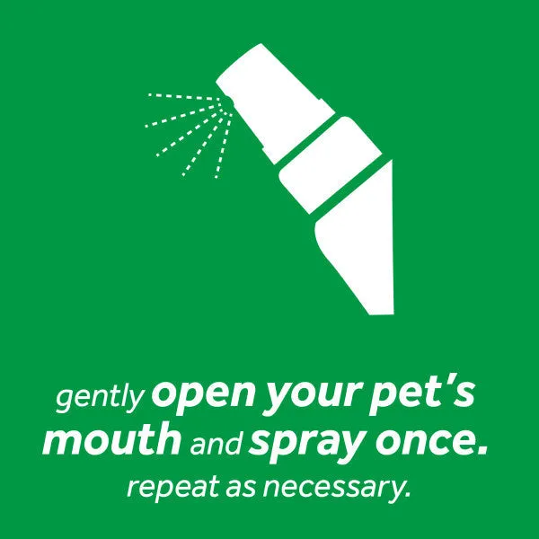 TropiClean Fresh Breath Peanut Butter Oral Care Spray for Pets