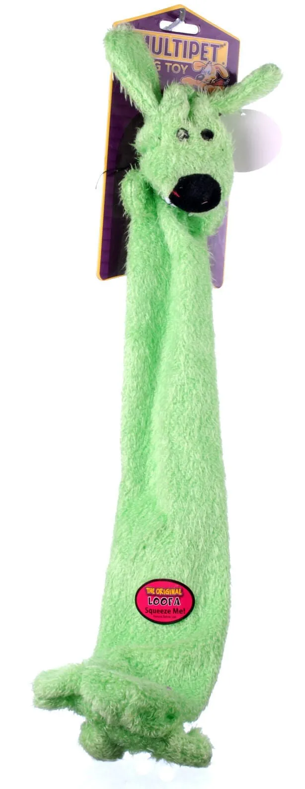 Unstuffed Loofa Dog Toy, 12" L